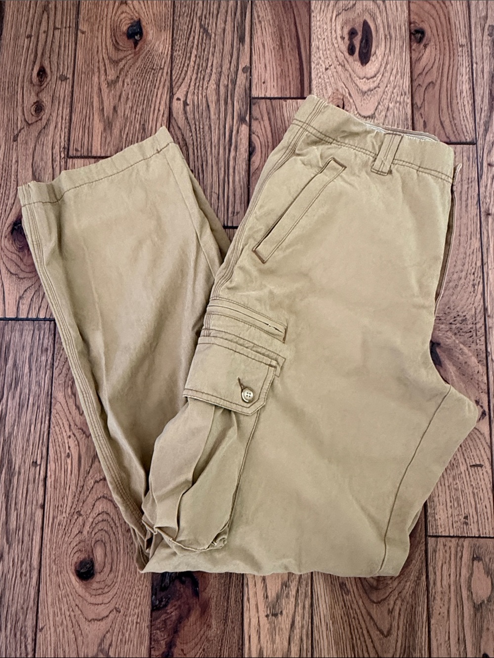 Tommy Bahama Men's Khaki Cargo Pants - Lightweight Utility